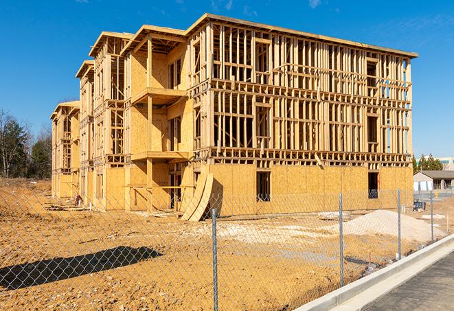 a long-lasting temporary fence helping to keep construction zones safe in Eaton Rapids MI